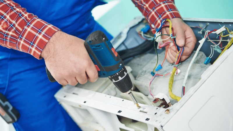 Keçiören Fondital Fondital çamaşır makinesi kart tamiri – Su almama arızası orijinal parça ile giderildi. - Teknik servis örneği